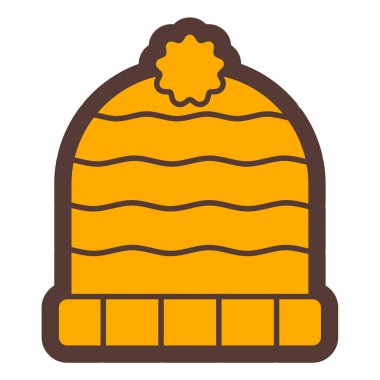 Noel şapkası vektör simgesi