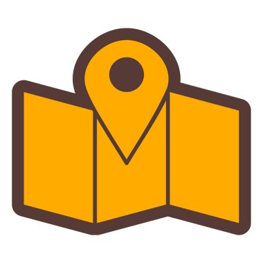 Harita iğnesi. Web simgesi