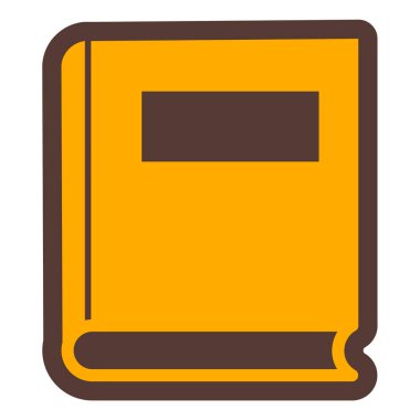 kitap simgesi vektör illüstrasyonu