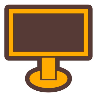 Bilgisayar monitörü. Web simgesi