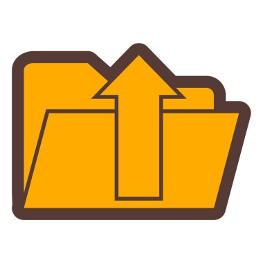 Yükle. Web simgesi basit illüstrasyon