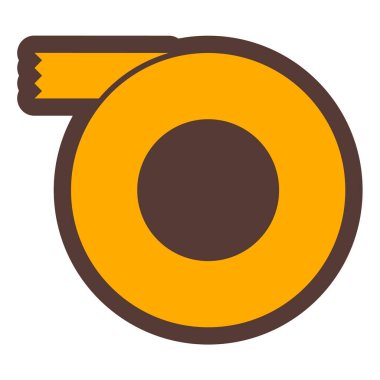 donut. Web simgesi basit tasarım