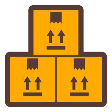 kutu simgesi, vektör illüstrasyonu