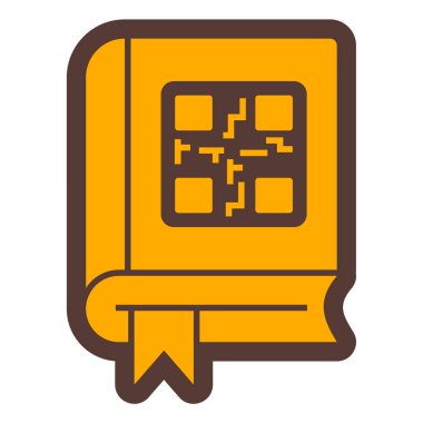 kitap simgesi vektör illüstrasyonu