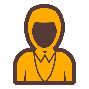 avatar. Web simgesi basit illüstrasyon