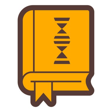 DNA simgesi vektör illüstrasyonu