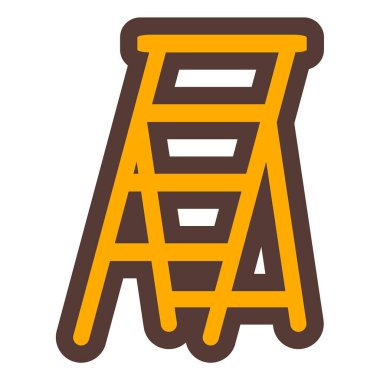 Gıda simgesinin düz dizaynının vektör çizimi