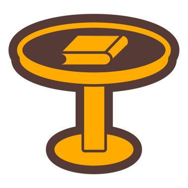 Sandalye. Web simgesi basit illüstrasyon