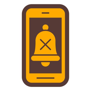 mobil çalar saat. Web simgesi basit tasarım