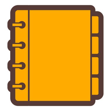 Not defteri. Web simgesi basit tasarım