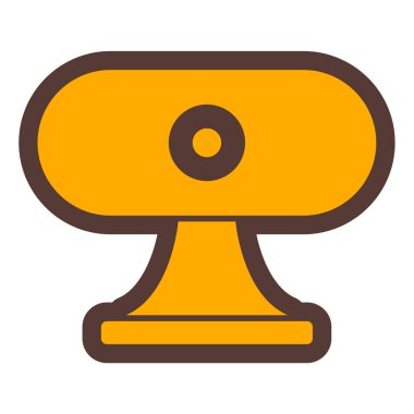 Kamera simgesinin vektör illüstrasyonu