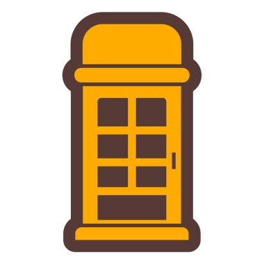 Tek kule simgesinin vektör illüstrasyonu