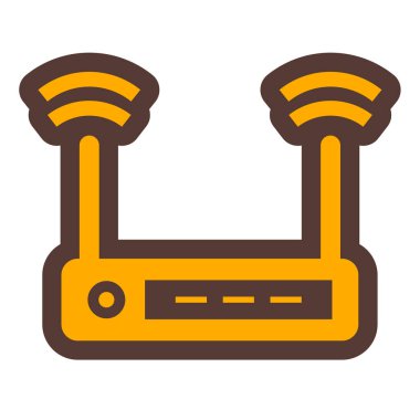 Yönlendirici. Web simgesi basit illüstrasyon