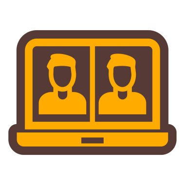 kullanıcı. Web simgesi basit illüstrasyon