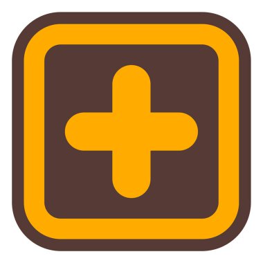 Artı simge vektör illüstrasyonu