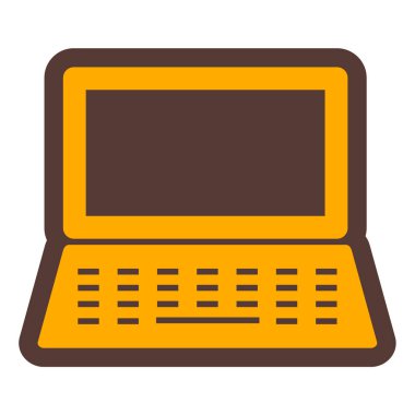 Bilgisayar. Web simgesi basit illüstrasyon