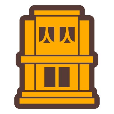 Yapı simgesinin vektör illüstrasyonu