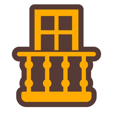 Bina. Web simgesi basit tasarım