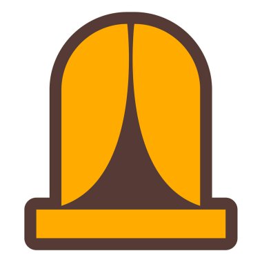 Güzel bir simgenin vektör illüstrasyonu