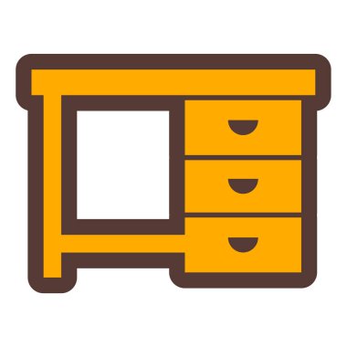 Çekmecede. Web simgesi basit tasarım