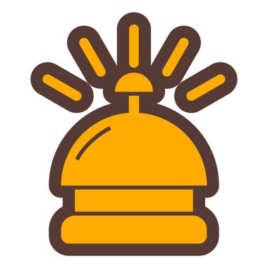 Çan ikonu. vektör illüstrasyonu