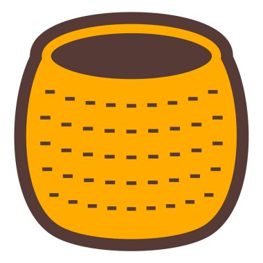 Yiyecek ve içecek sembolünün vektör çizimi. Web simgesi