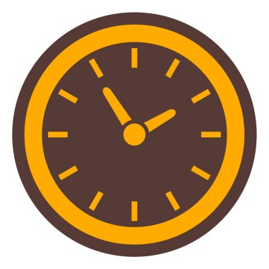 Saat. Web simgesi basit illüstrasyon