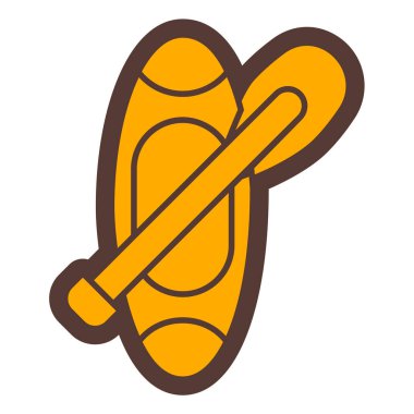 Bir spor simgesinin vektör illüstrasyonu