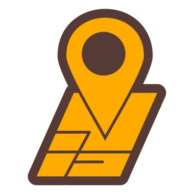 Harita iğnesi. Web simgesi