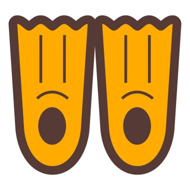 Terlikler. Web simgesi basit illüstrasyon