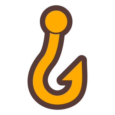 kanca ikon vektör illüstrasyonu