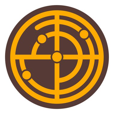 Hedef. Web simgesi basit illüstrasyon