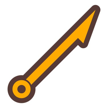 Ok. Web simgesi basit illüstrasyon