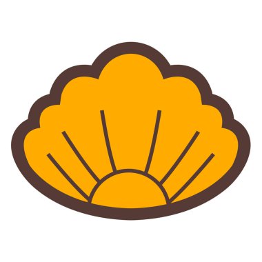 Kabuk simge vektör çizim