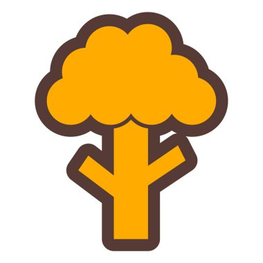 Ağaç. Web simgesi basit illüstrasyon