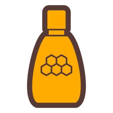 Bal şişesi ikonu. Beyaz arkaplanda izole edilmiş web tasarımı için izometrik sabun vektör simgeleri