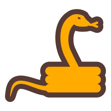 Eğil. Web simgesi basit illüstrasyon