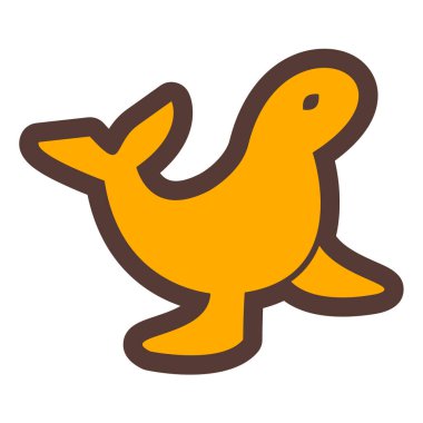 Kuş. Web simgesi basit illüstrasyon