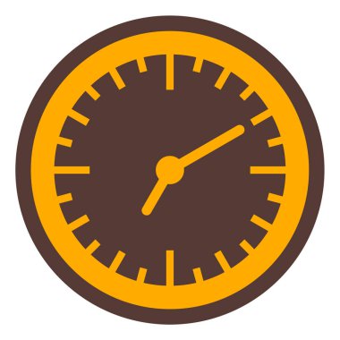 Saat. Web simgesi basit illüstrasyon