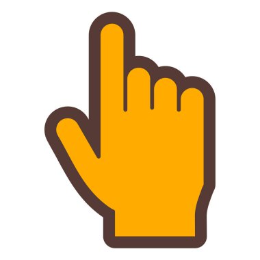 El hareketi. Web simgesi