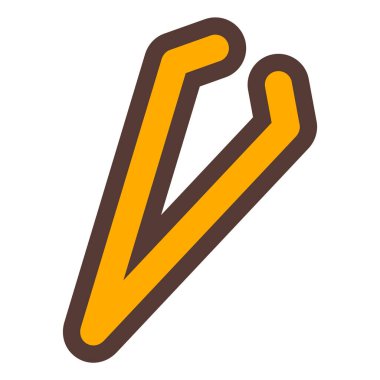 Kalem. Web simgesi basit illüstrasyon