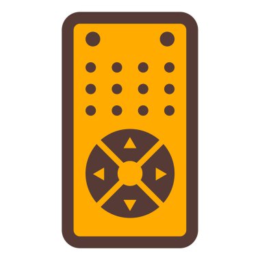 Video oyunu ikonu. Web için basit joystick vektör simgeleri çizimi