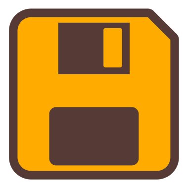 Disket disket. Basit resimleme