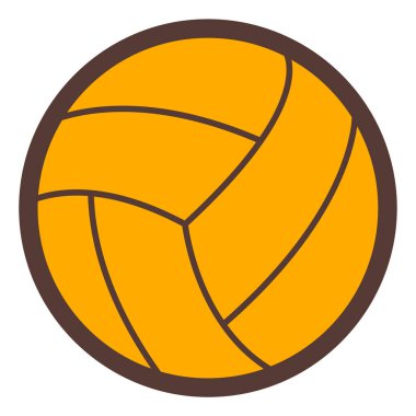 Basketbol. Web simgesi basit illüstrasyon