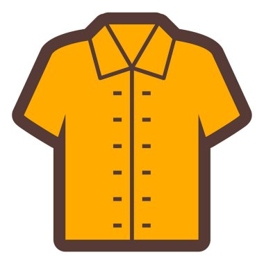 Gömlek. Web simgesi basit illüstrasyon