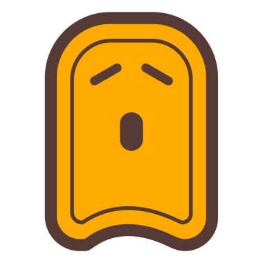 Çizgi film simgesinin vektör çizimi