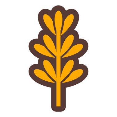 Sonbahar yaprakları. Web simgesi