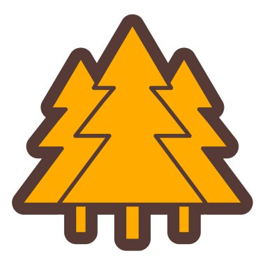 Yılbaşı ağacı. Basit tasarım