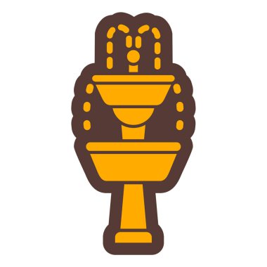 Tek bir simgenin vektör illüstrasyonu