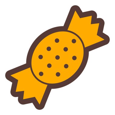 - Şeker. Web simgesi basit illüstrasyon